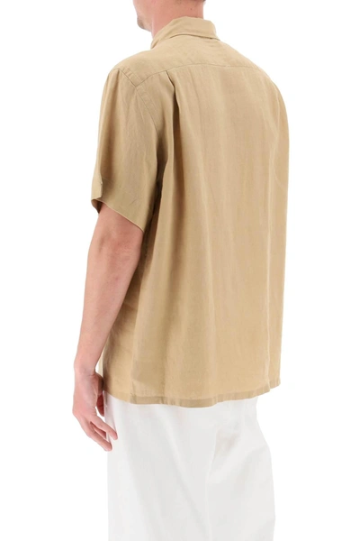 Shop Polo Ralph Lauren Striped Linen Shirt