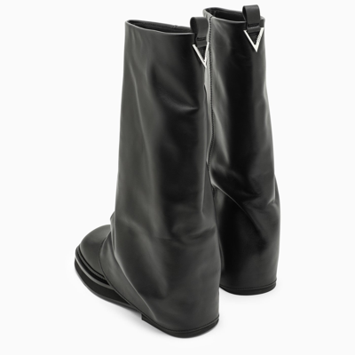 Shop Attico The  Robin Black Leather Boot