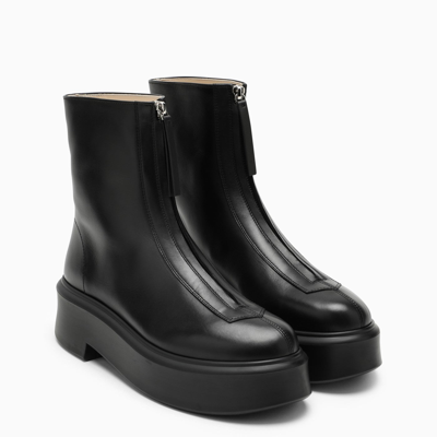 The Row Zipped Ankle Boots