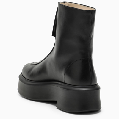 Shop The Row Zipped Boot I Black Leather Boot