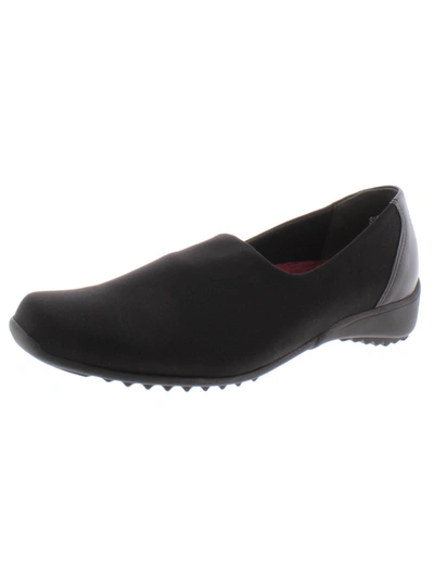 Shop Munro Traveler Womens Round Toe Slip On Casual Shoes In Black
