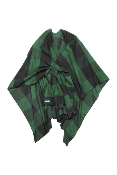 Shop Kavu Tamarack Blanket Wrap In Green