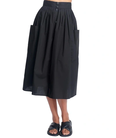 Shop Corey Lynn Calter Cecilia Skirt In Black