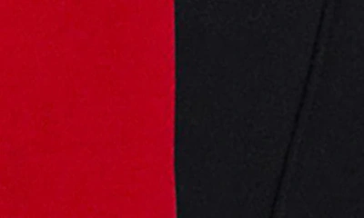 Nike Kids' Fleece Pullover Sweatshirt & Joggers Set In Black/ Red