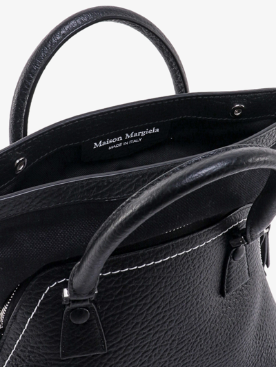 Shop Maison Margiela Woman 5ac Classique Woman Black Handbags