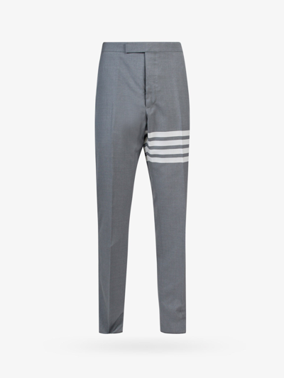 Shop Thom Browne Man Trouser Man Grey Pants In Gray