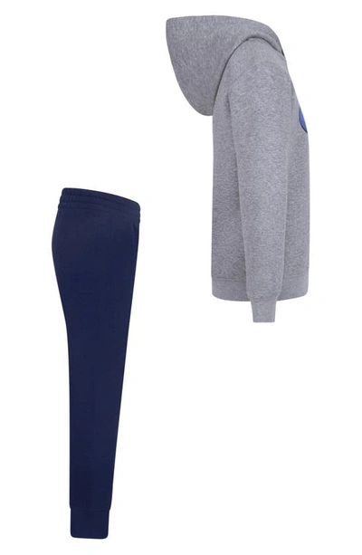 Nike Kids' Sportswear Fleece Hoodie & Joggers Set In Midnight Navy