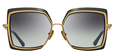 Shop Dita Eyewear Narcissus Square Frame Sunglasses In Multi