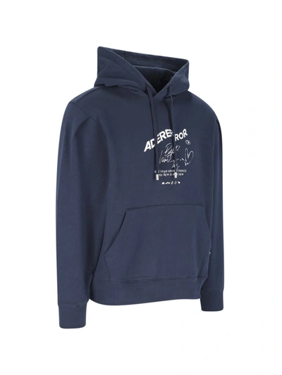 Ader Error Unisex Hoodie In Blue