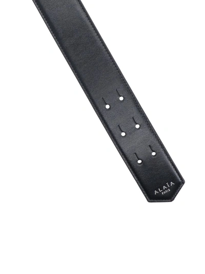 Shop Alaïa Alaia Belts In Black