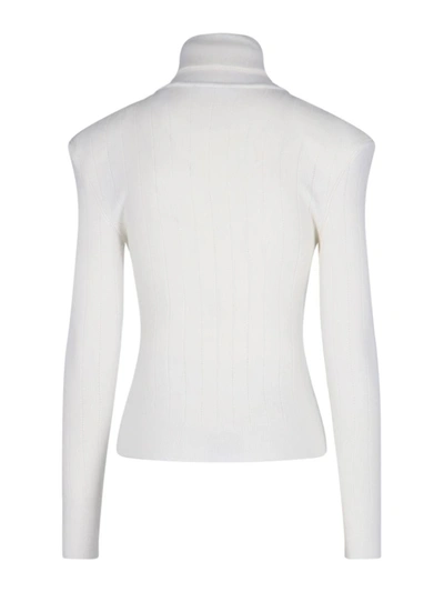Shop Balmain Sweaters In White
