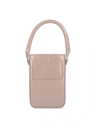By Far Mini Tote Bag The Note In Beige