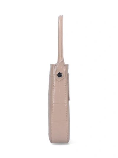 By Far Mini Tote Bag The Note In Beige
