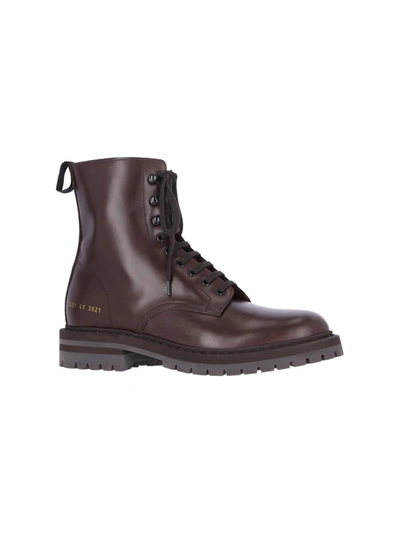 Shop Common Projects Boots In Brown