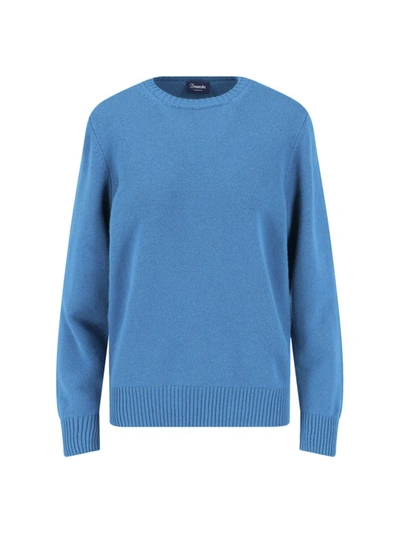 Drumohr Basic Sweater In Blue