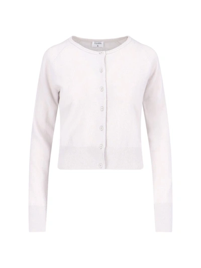 Filippa K Ribbed Crewneck Knitwear Long Sleeves In White
