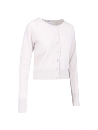 Filippa K Ribbed Crewneck Knitwear Long Sleeves In White