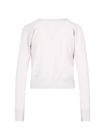 Filippa K Ribbed Crewneck Knitwear Long Sleeves In White