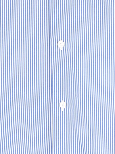 Shop Finamore Shirts In Blue