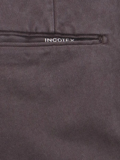 Shop Incotex Trousers In Brown
