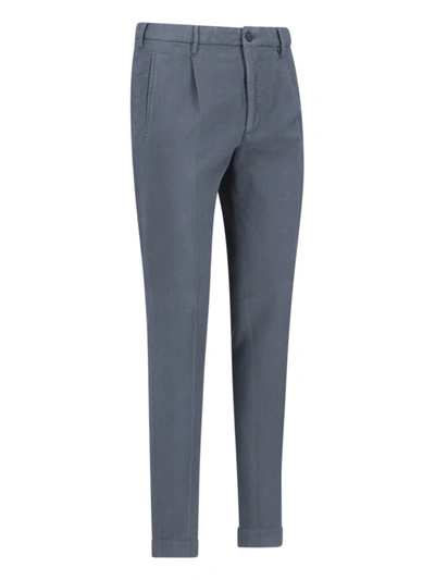 Shop Incotex Trousers In Grey