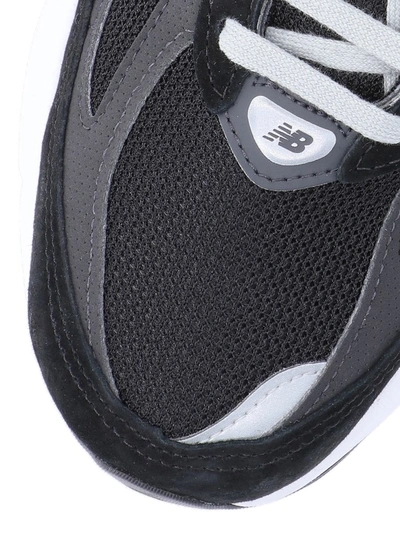New Balance Mesh Upper Sneakers Contrast Midsole In Black