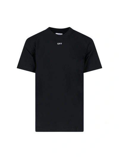 Shop Off-white T-shirts And Polos In Black