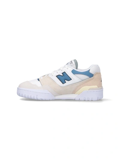 New Balance 550 Panelled Leather Sneakers In White