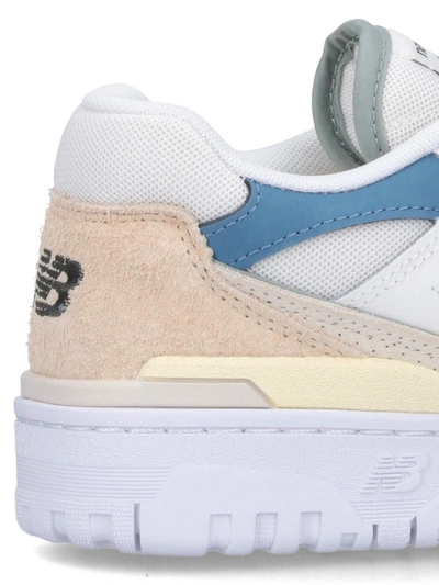 New Balance 550 Panelled Leather Sneakers In White