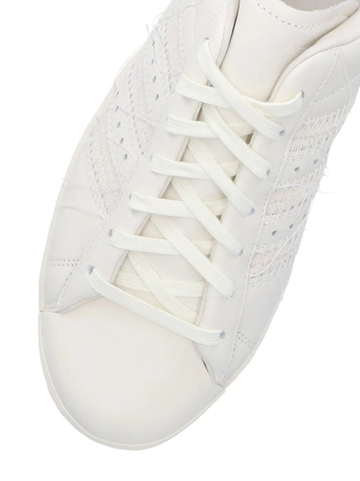 Y-3 Gazelle Suede Sneakers In White