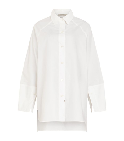 Shop Allsaints Organic Cotton Evie Shirt In White