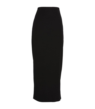 Shop The Row Wool-mohair Bartelle Skirt In Black