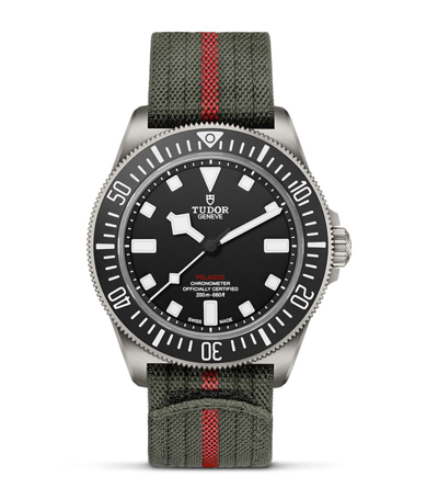 Shop Tudor Pelagos Fxd Titanium Watch 42mm In Black