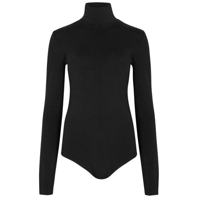 Shop Wolford Colorado Stretch-knit Bodysuit In Black