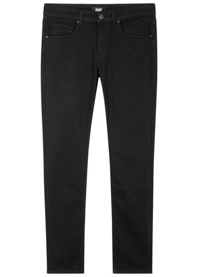 Paige Croft Black Skinny Jeans In Black