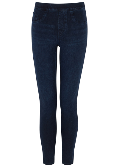 Spanx Jean-ish Indigo Stretch-denim Leggings In Denim