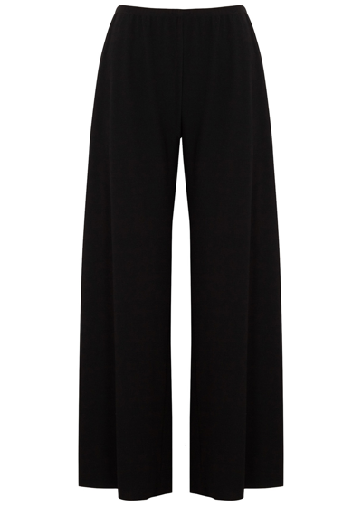 Shop The Row Gala Wide-leg Trousers In Black