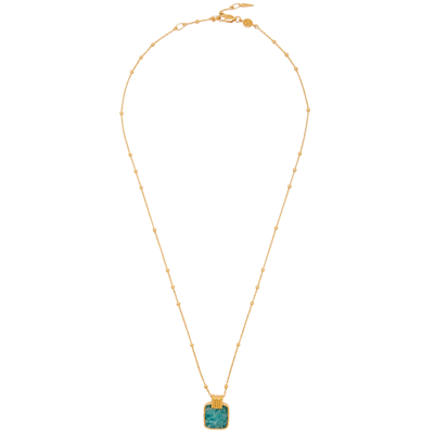 Shop Missoma Amazonite Lena 18kt Gold Vermeil Necklace