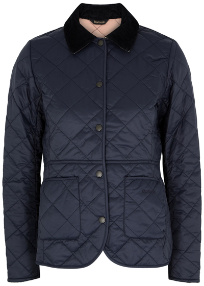 Barbour Deveron Polarquilt Womens Jacket In Blue
