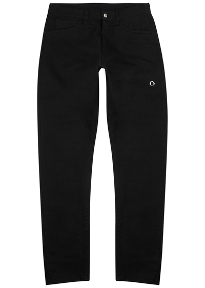 Shop Moncler Genius 7 Moncler Frgmt Straight-leg Jeans In Black