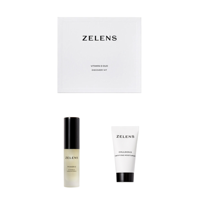 Shop Zelens Vitamin D Duo Set, Gift Sets, Velvet, Brass, Floral In N/a
