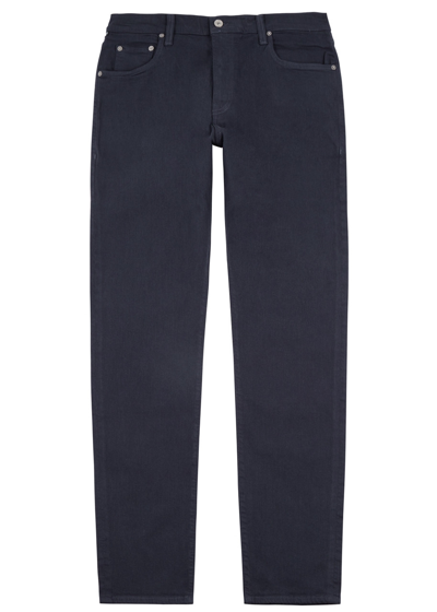 Shop Citizens Of Humanity Adler Tapered-leg Jeans In Navy Blue