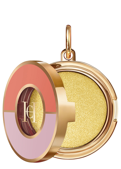 Shop Carolina Herrera Chic Mono Eyeshadow In Shimmer Gold