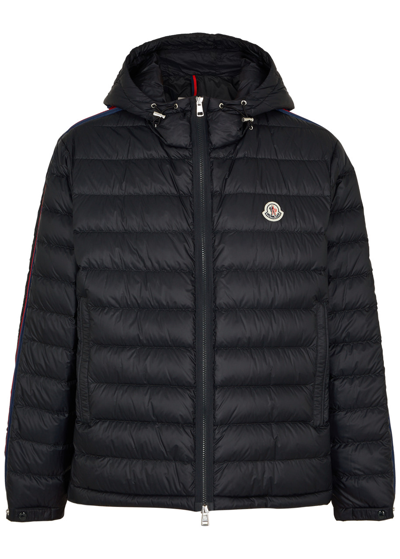 Moncler Agout Quilted Shell Jacket In Navy