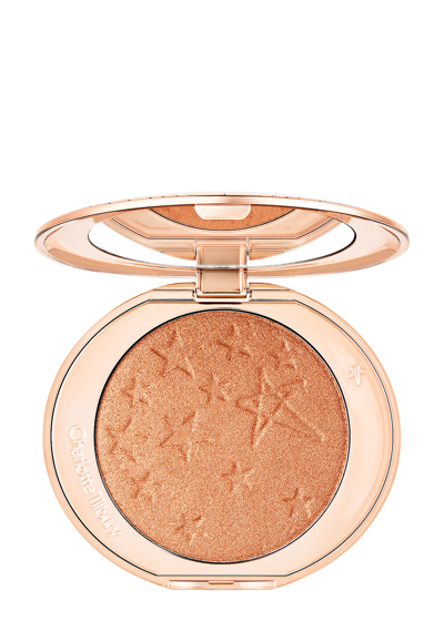 Shop Charlotte Tilbury Hollywood Glide Highlighter, Highlighter, Rose Gold In Rose Gold Glow