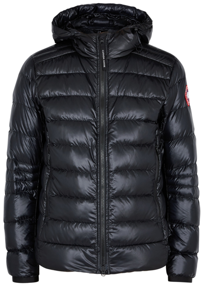 Canada Goose Black Label Crofton Hoodie Jacket Black - Noir In Black