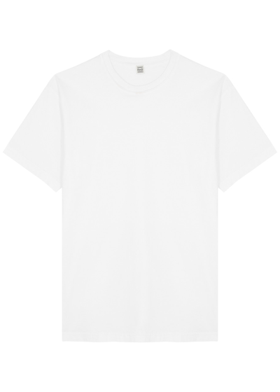 Shop Totême Cotton T-shirt In Off White