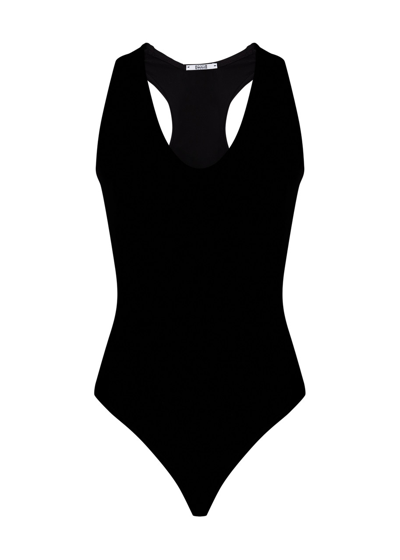 Shop Wolford Buenos Aires Stretch-jersey Bodysuit In Black