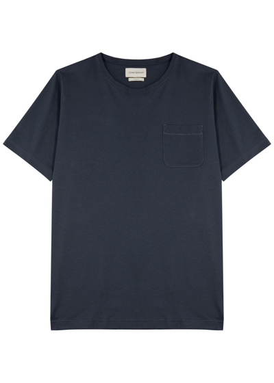 Shop Oliver Spencer Oli's Cotton T-shirt In Navy