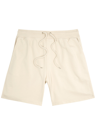 Shop Colorful Standard Cotton Shorts In Off White